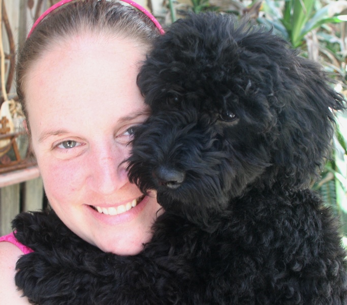 Miniature Schnoodle Breeder Ashlee and Charlie in California Miniature Schnoodle Breeder